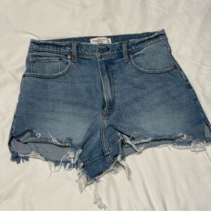 Abercrombie & Fitch Blue Jean Shorts